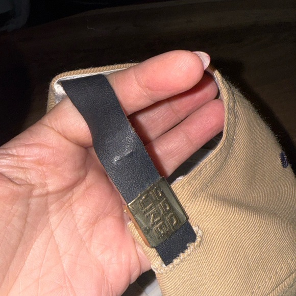 Vintage 1990s Disney Magnolia Snapback Hat Leather Adjustable Strap - Picture 8 of 8